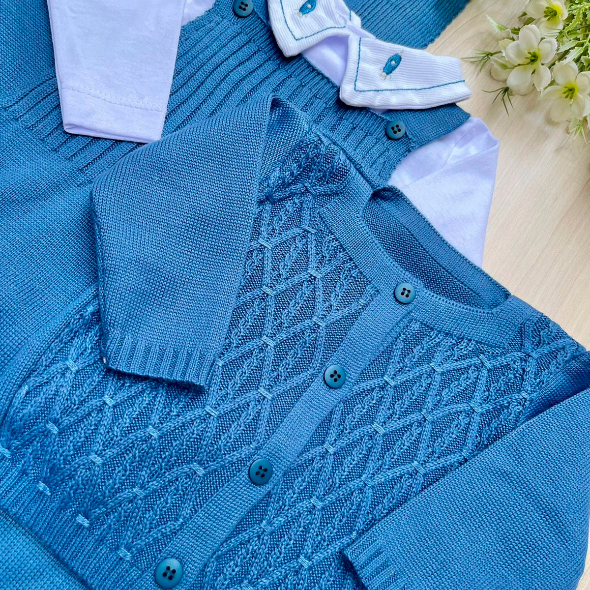 Saída Maternidade Tricot Luigi