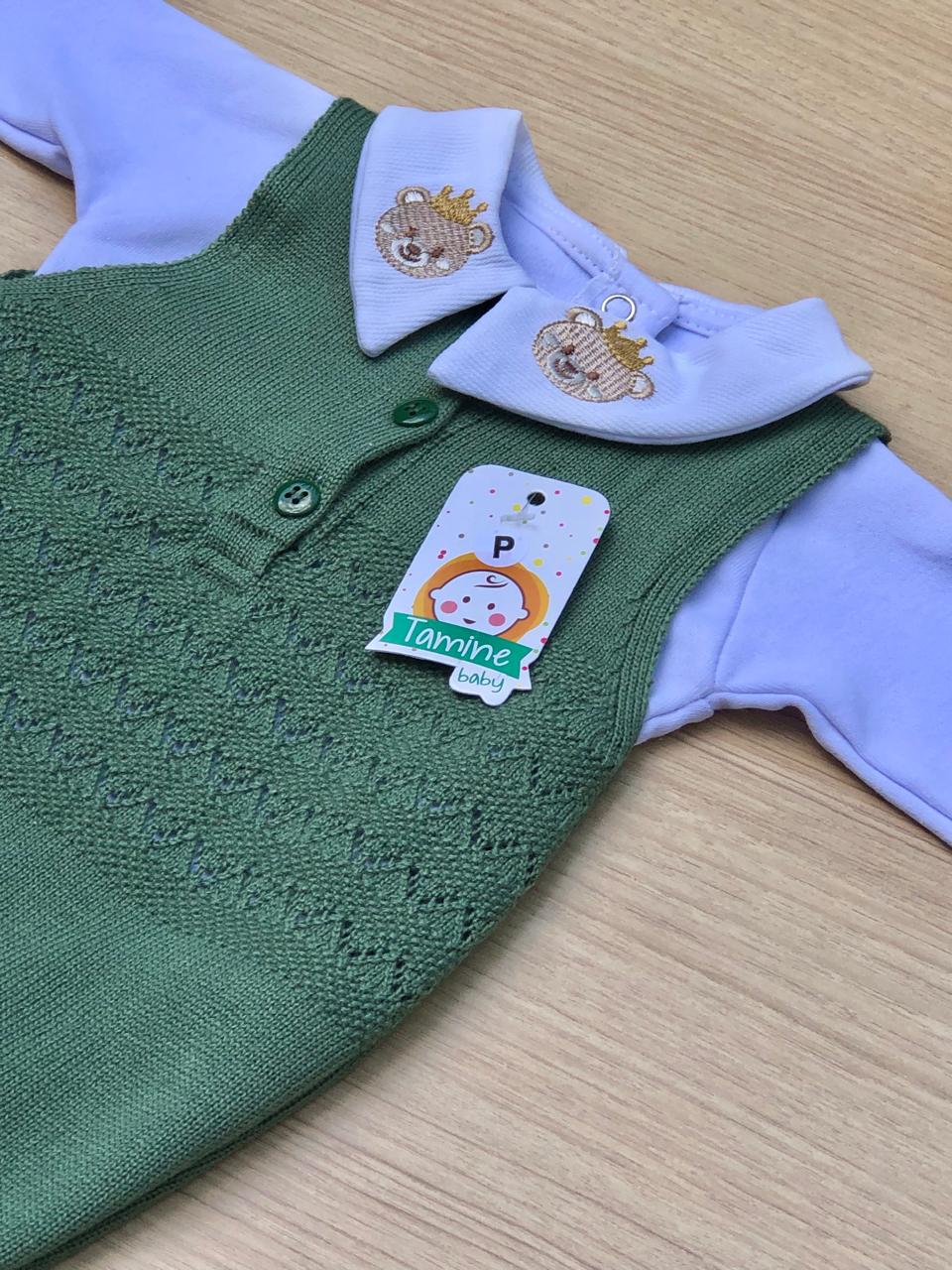 Romper Bebê Tricot Otto
