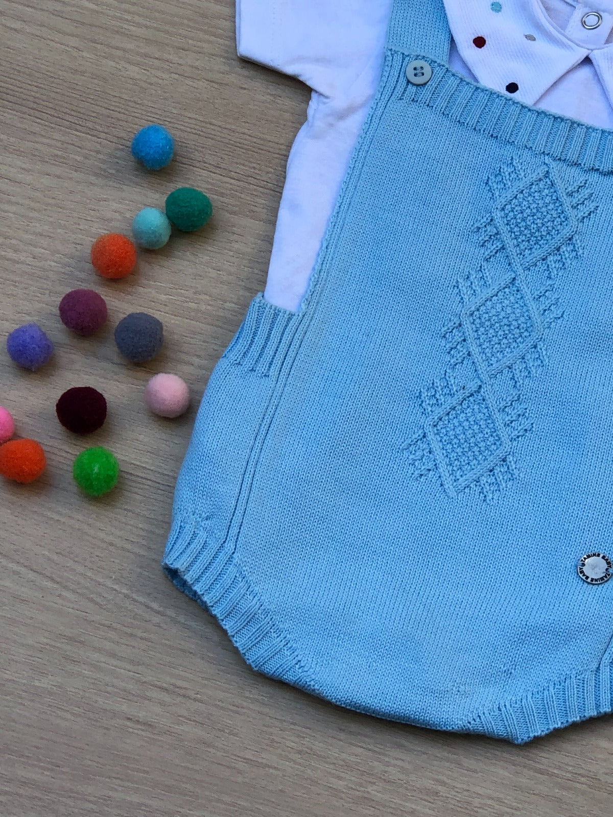 Romper Bebê Tricot Rafael