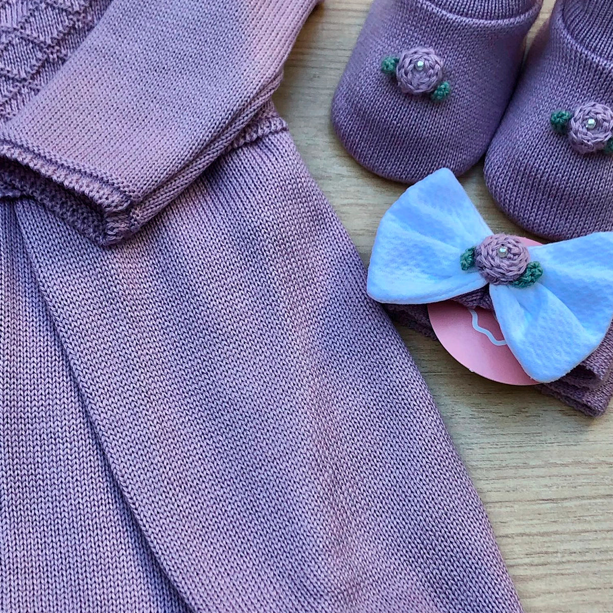 Saída Maternidade Tricot Beatriz