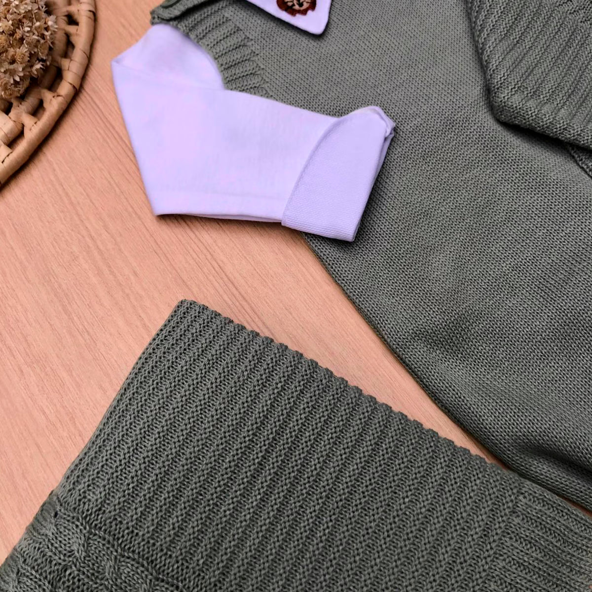 Saída Maternidade Tricot Elias