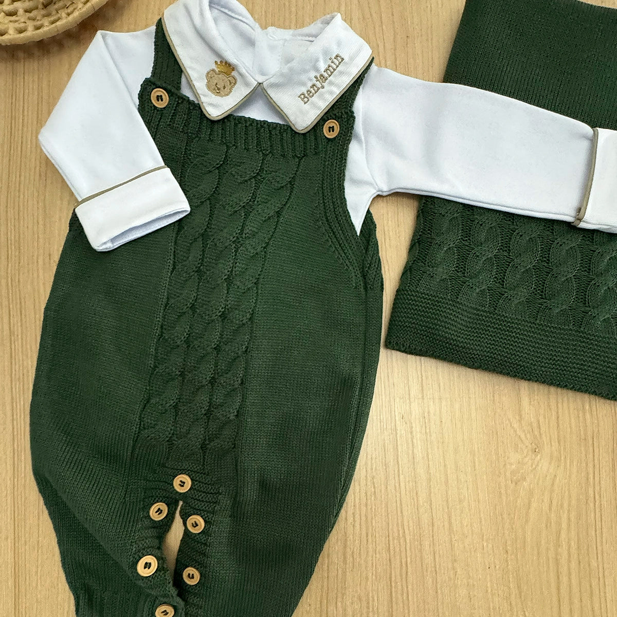 Saída Maternidade Tricot Raul Personalizado