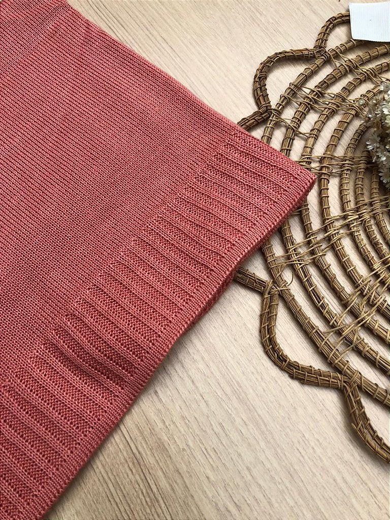 Manta Bebê Tricot Maria Clara
