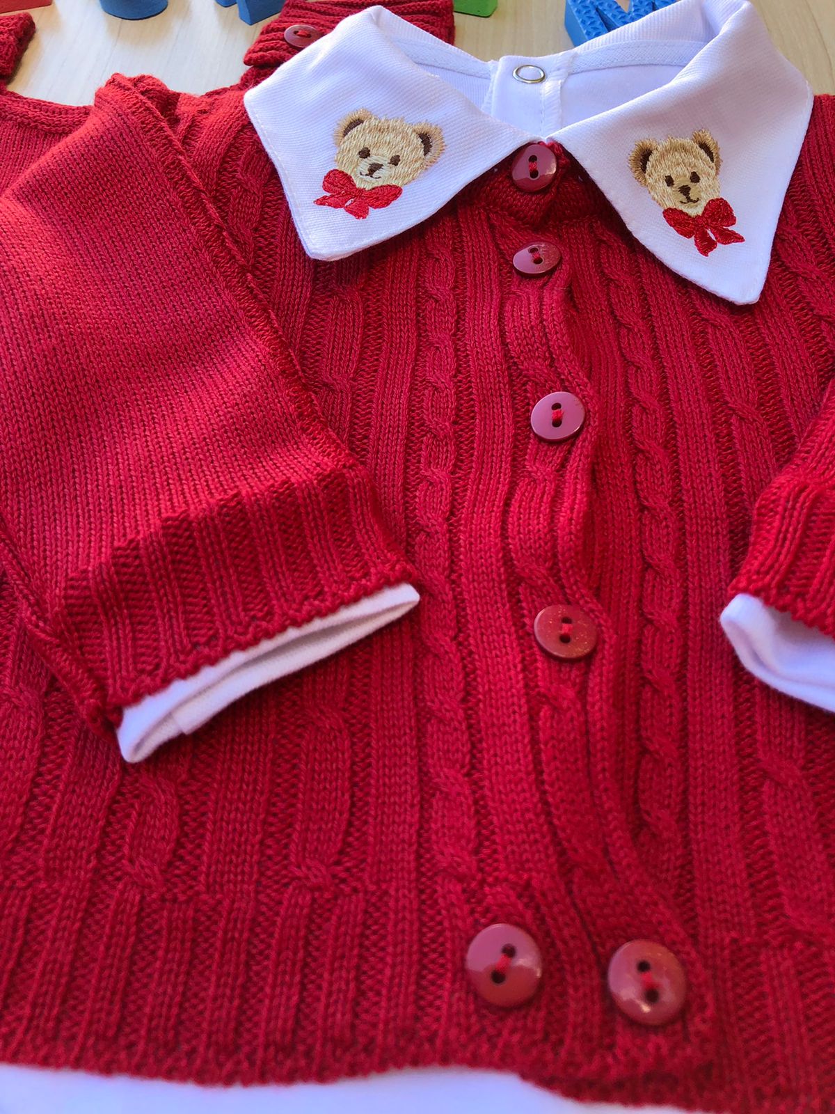 Saída Maternidade Tricot Cauã