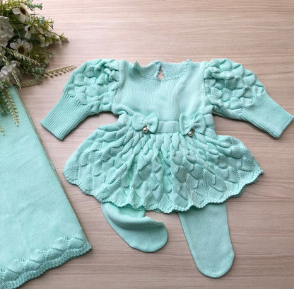 Saída Maternidade Tricot Bianca