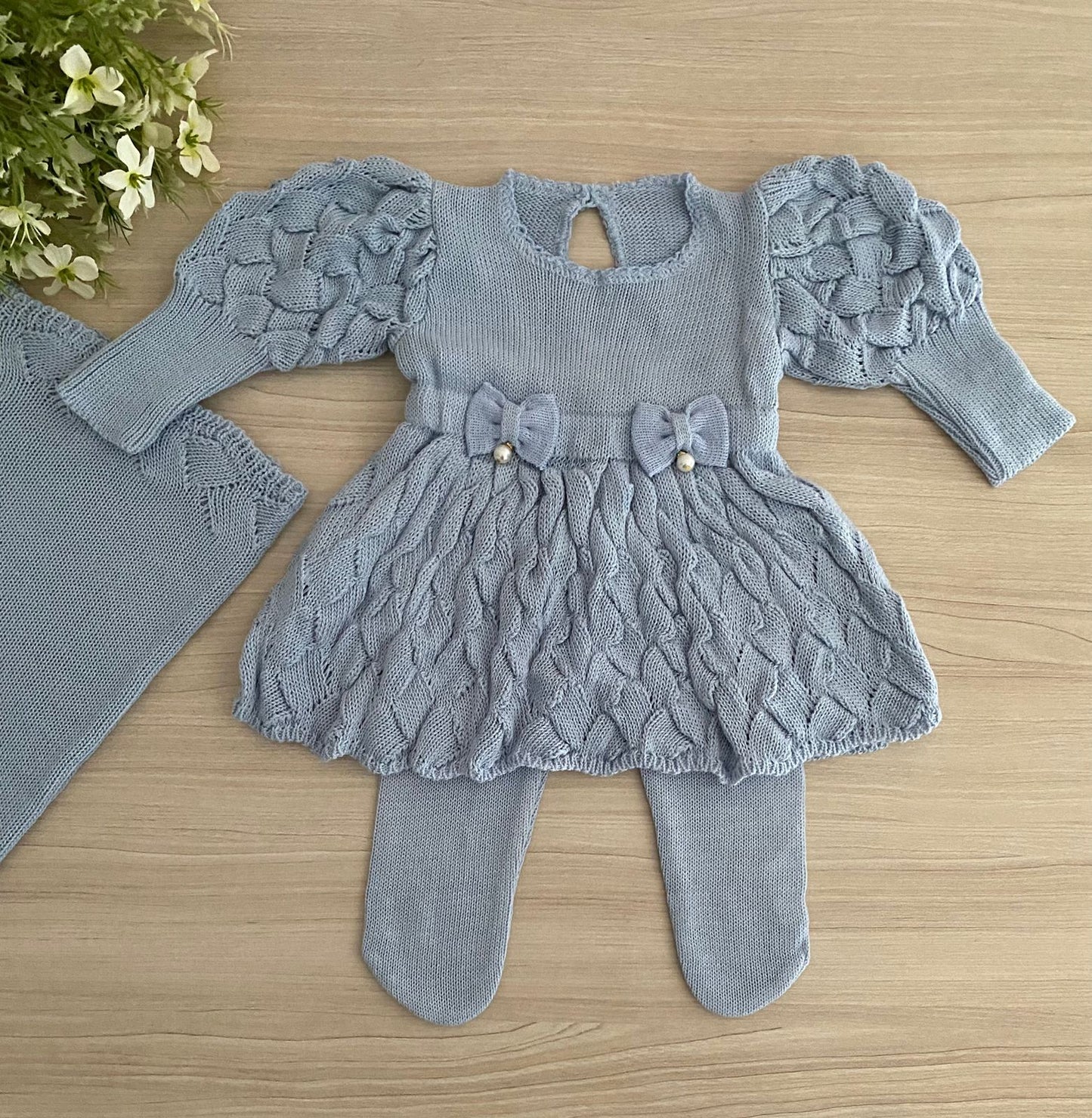 Saída Maternidade Tricot Bianca