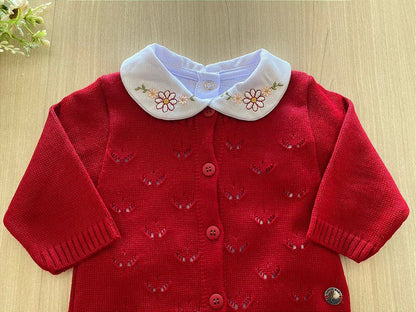 Macacão Bebê Tricot Margarida
