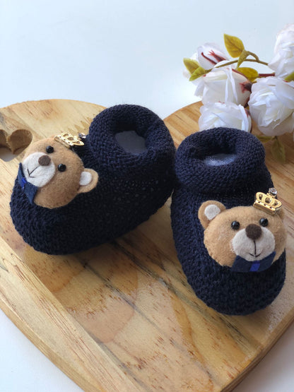 Sapatinho Bebê Urso Príncipe