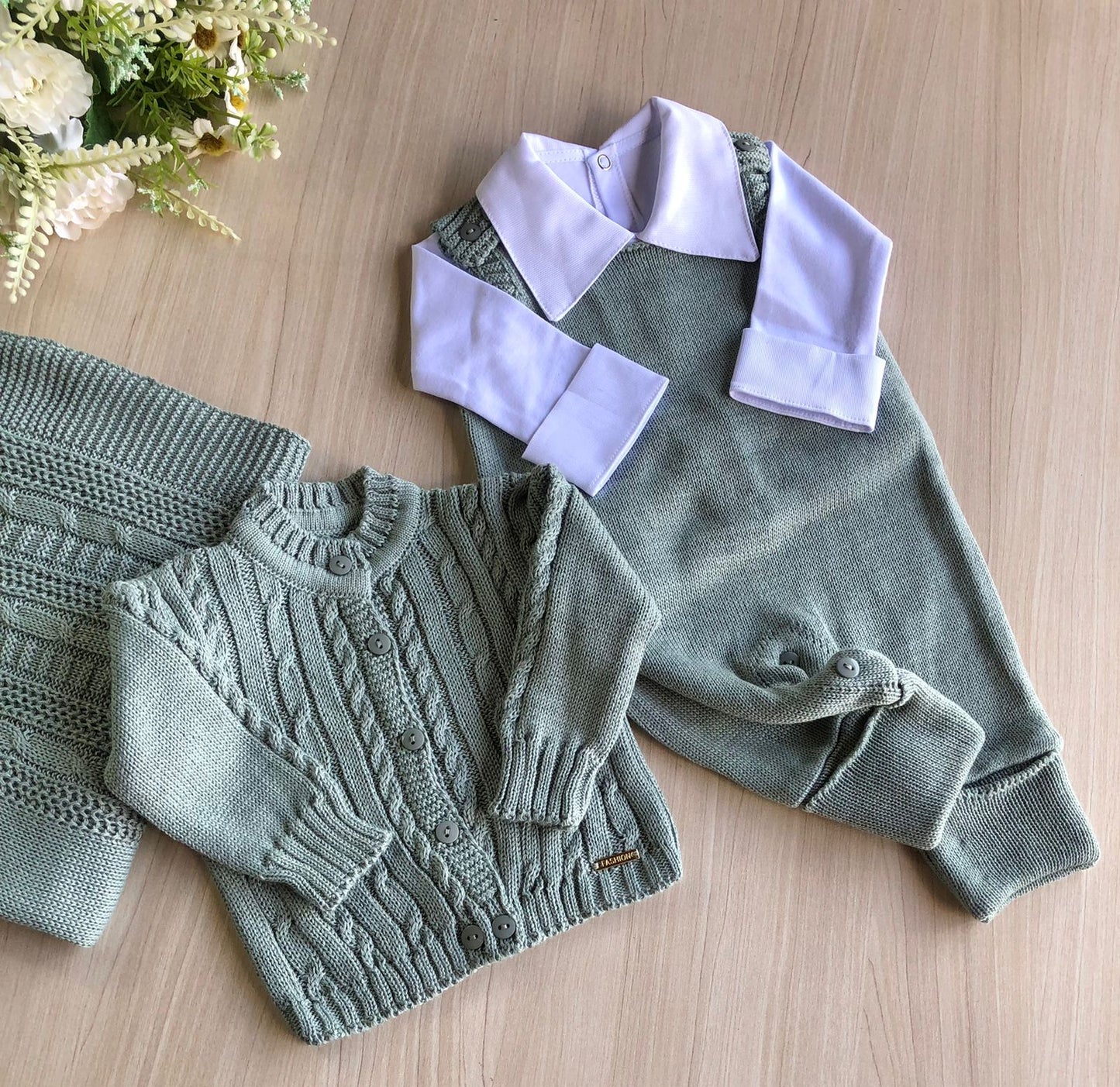 Saída Maternidade Tricot Kaique