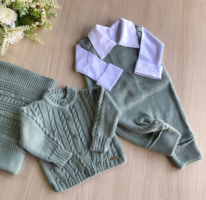 Saída Maternidade Tricot Kaique
