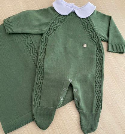 Saída Maternidade Tricot Bolotas