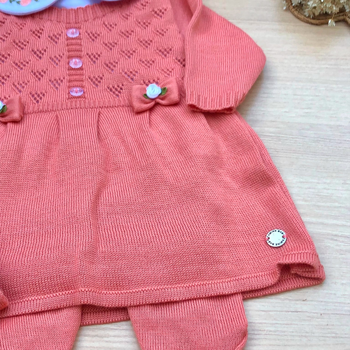 Saída Maternidade Tricot Rococo