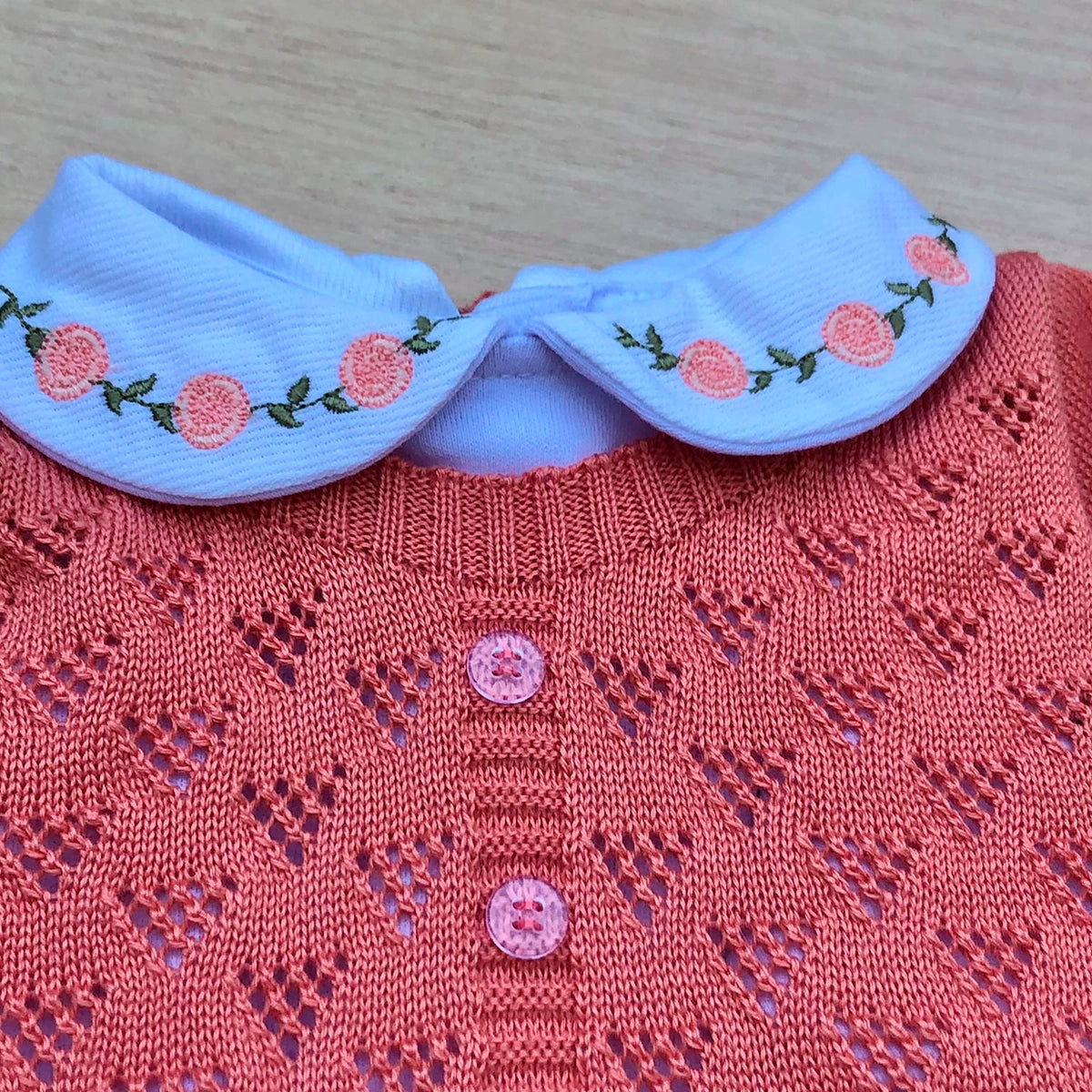 Saída Maternidade Tricot Rococo