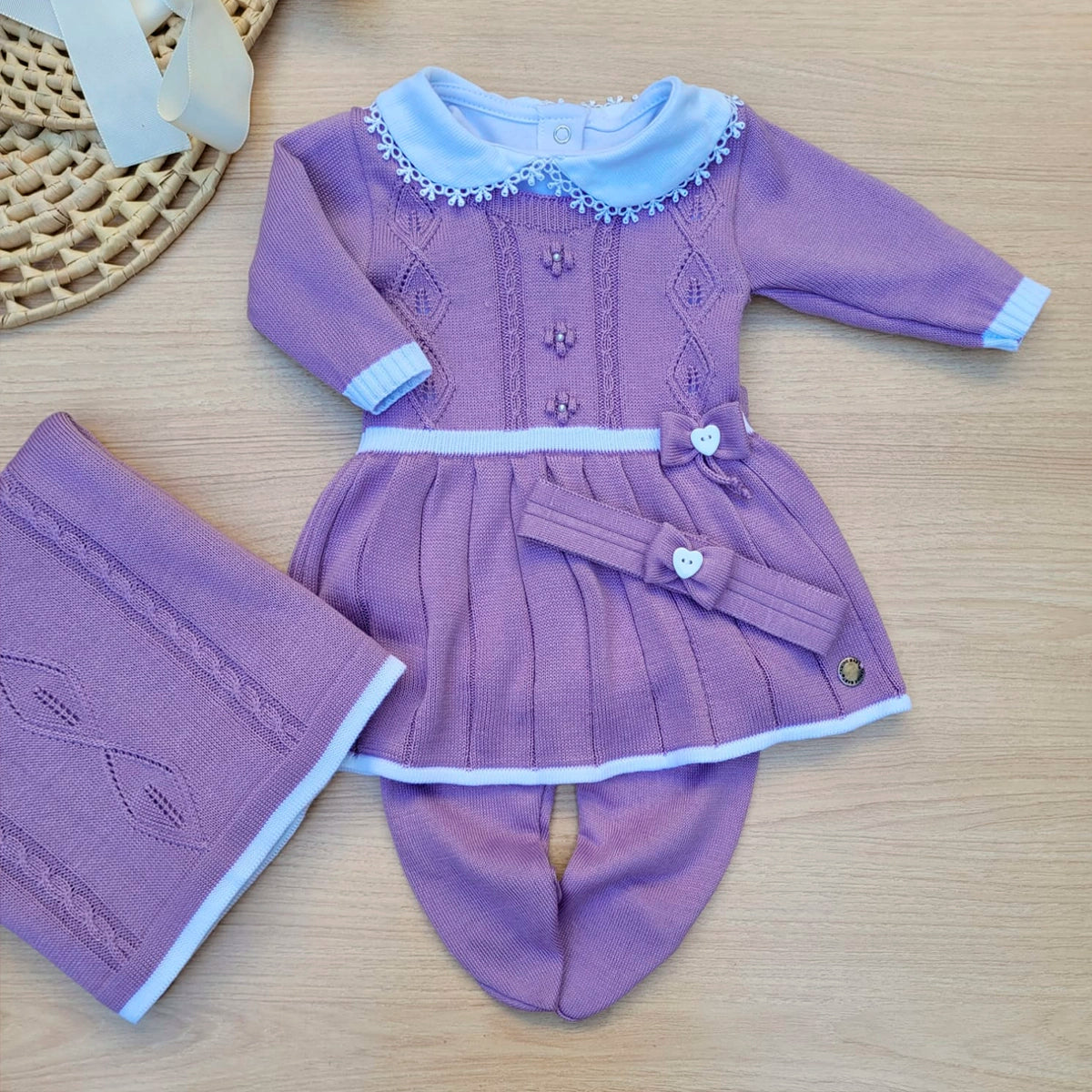 Saída Maternidade Tricot Vivi