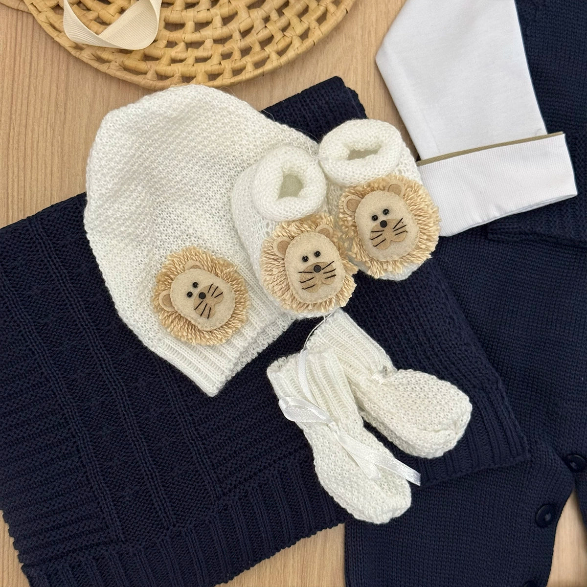 Saída Maternidade Tricot Alex Personalizado