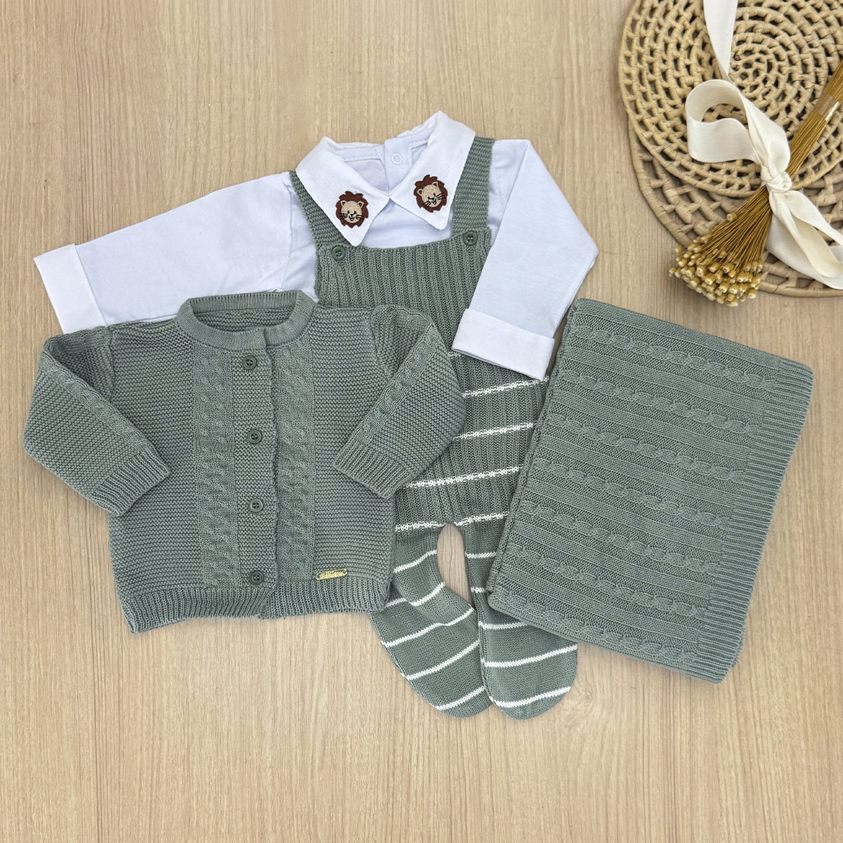 Saída Maternidade Tricot Logan