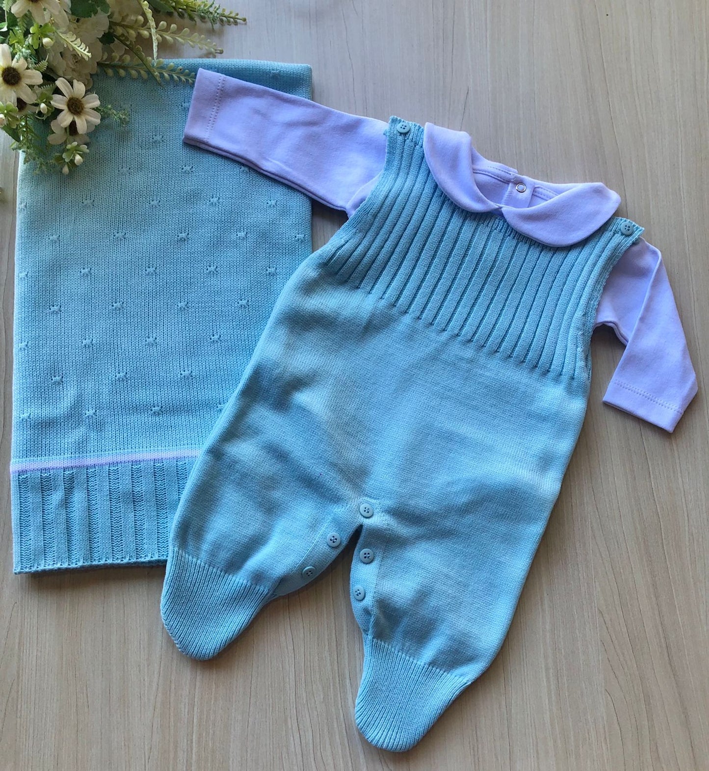 Saída Maternidade Tricot Happy