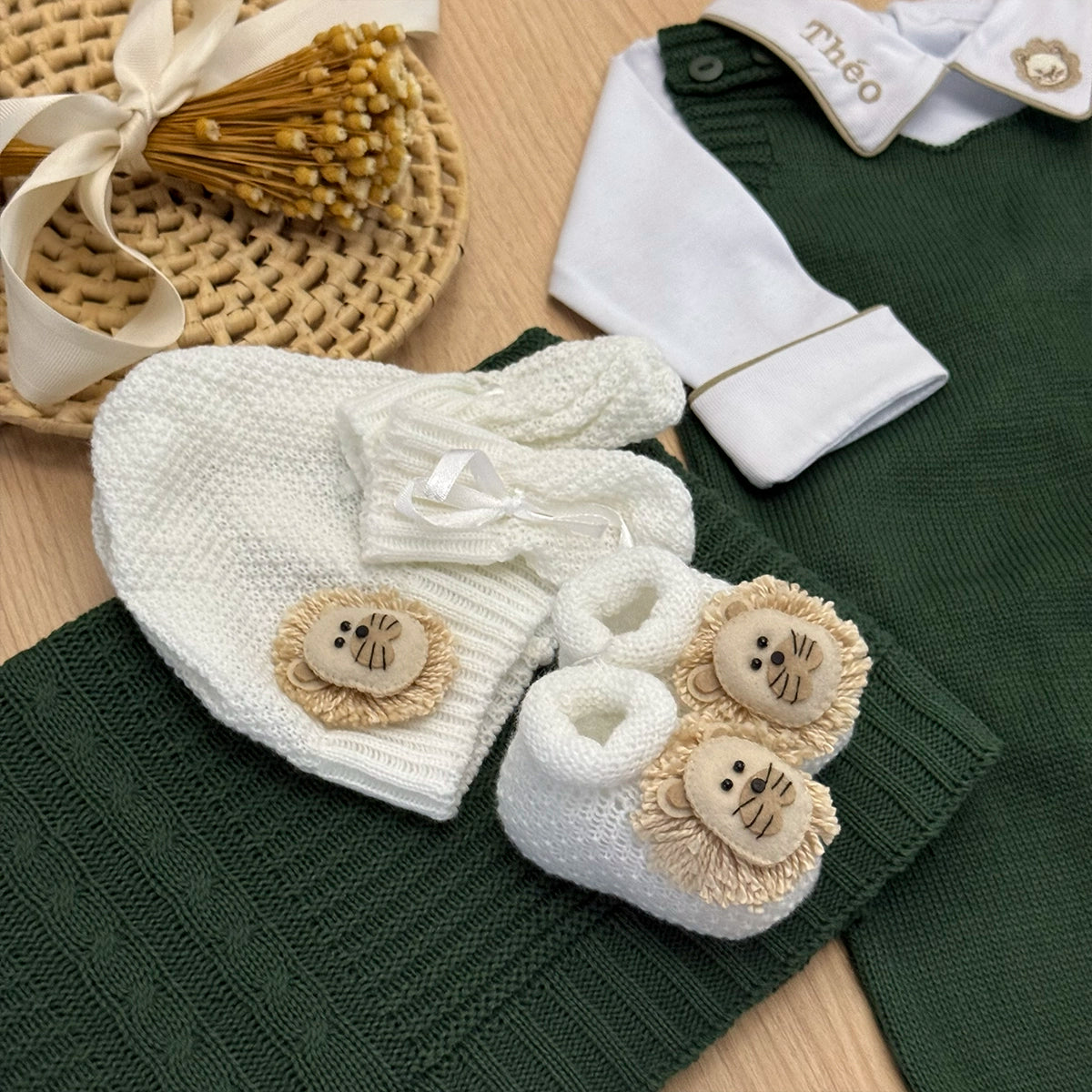 Saída Maternidade Tricot Alex Personalizado