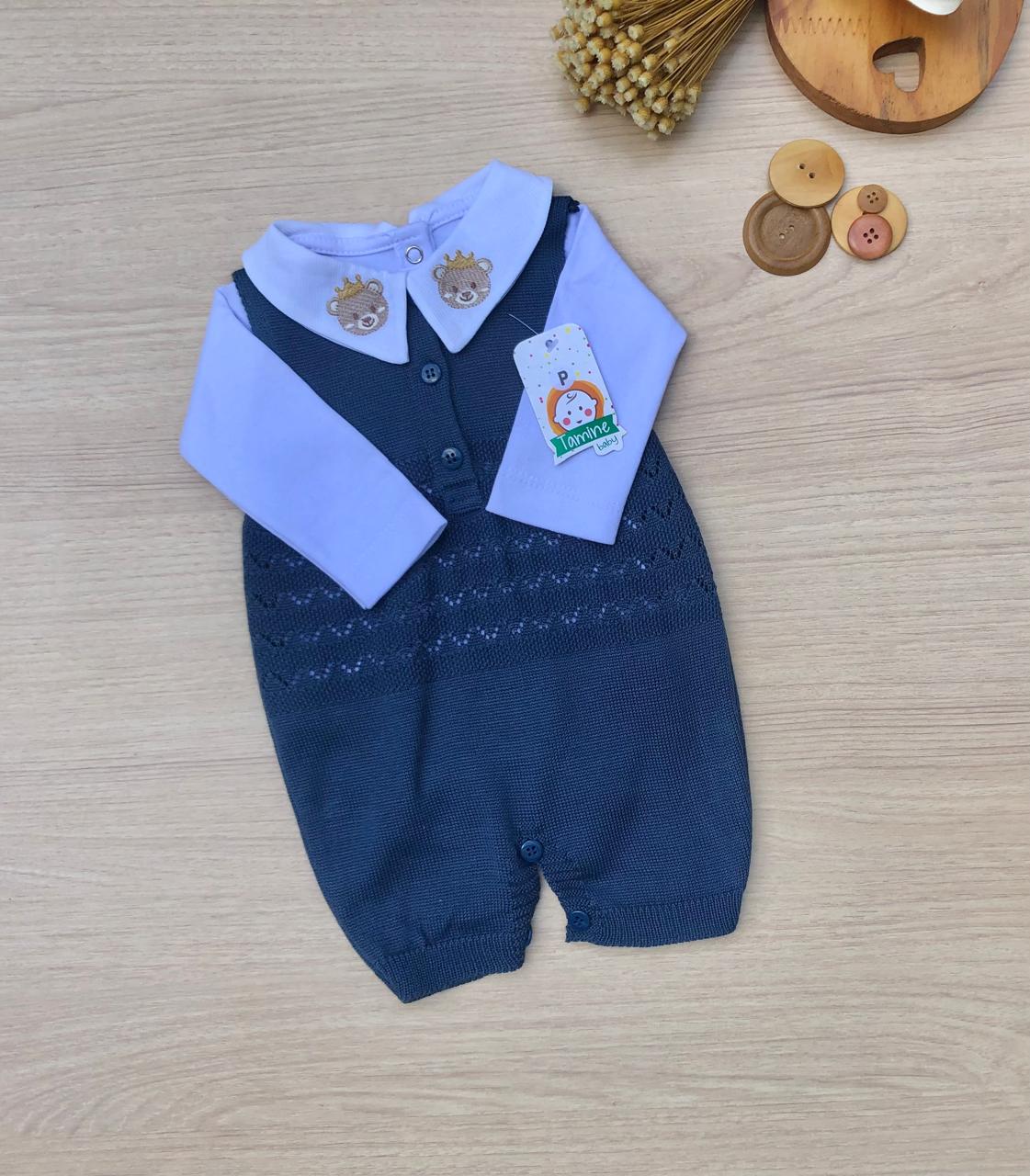 Romper Bebê Tricot Otto