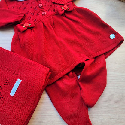 Saída Maternidade Tricot Rococo