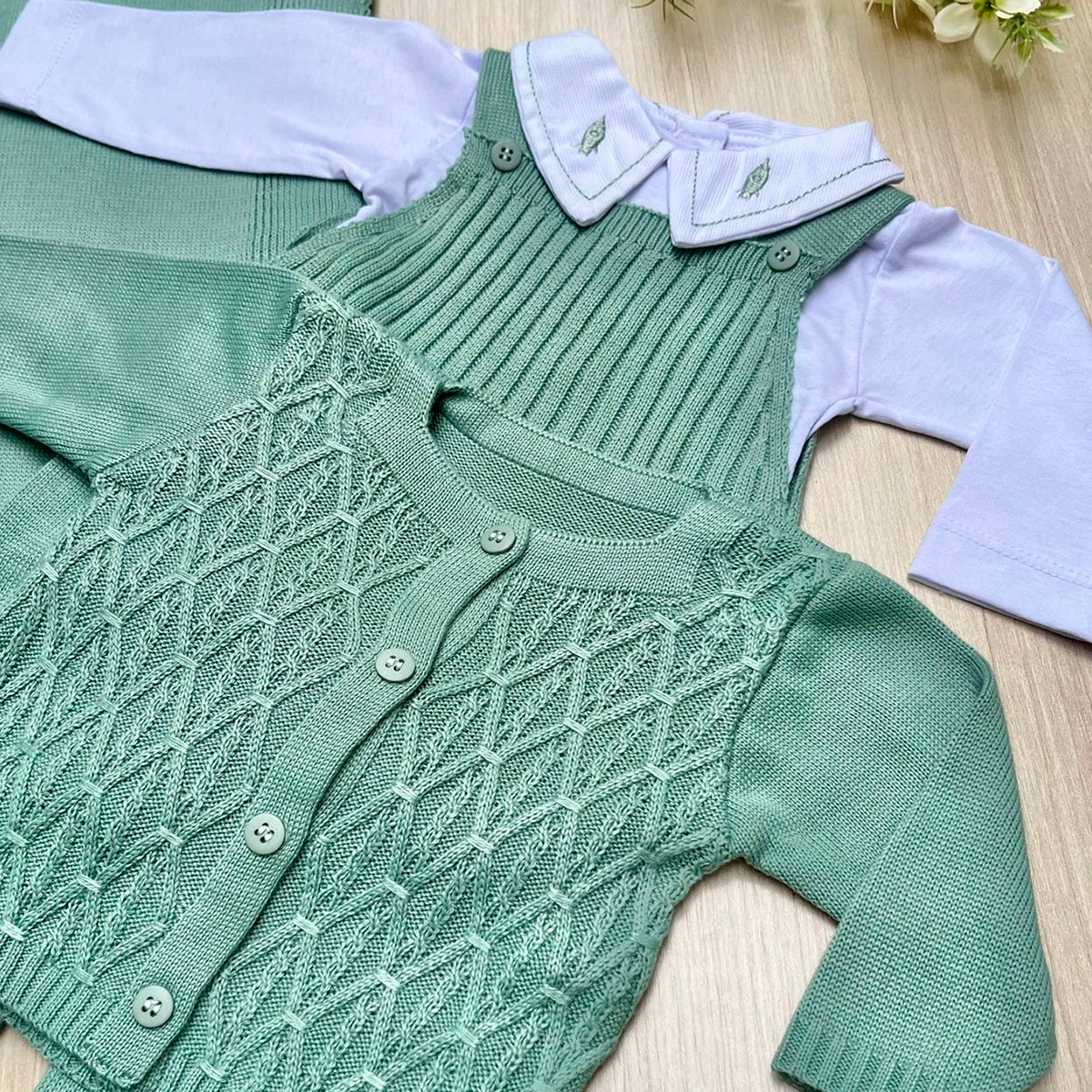Saída Maternidade Tricot Luigi