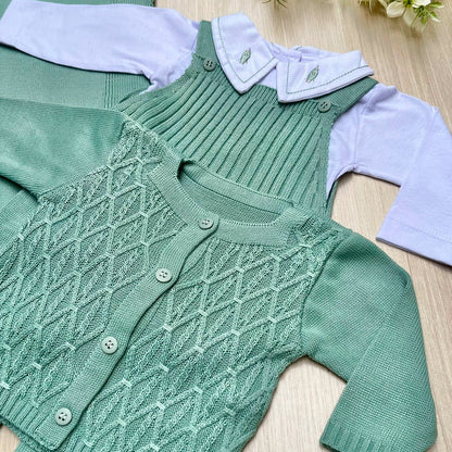 Saída Maternidade Tricot Luigi