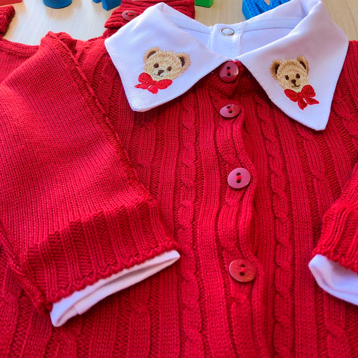 Saída Maternidade Tricot Cauã