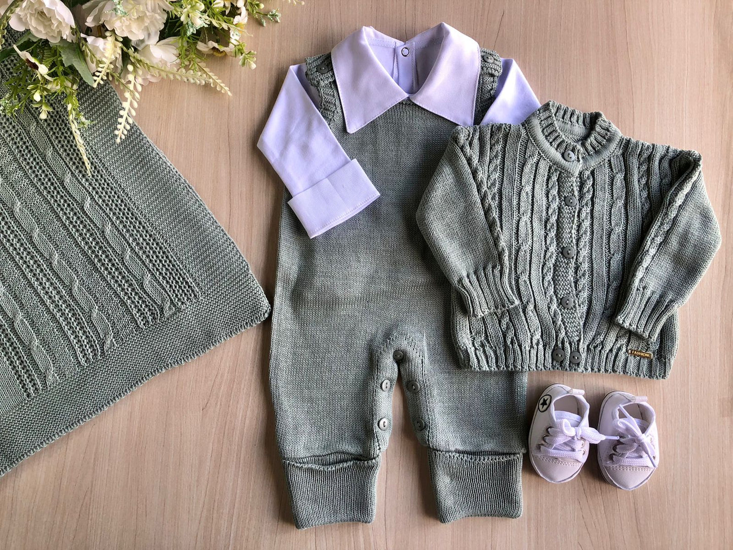 Saída Maternidade Tricot Kaique