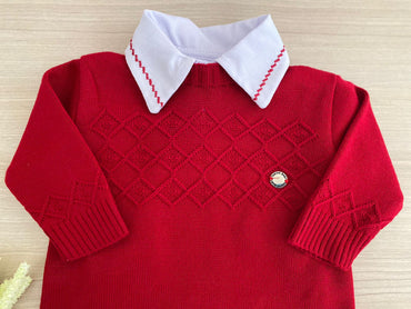 Macacão Bebê Tricot Charles