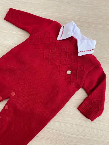 Macacão Bebê Tricot Charles