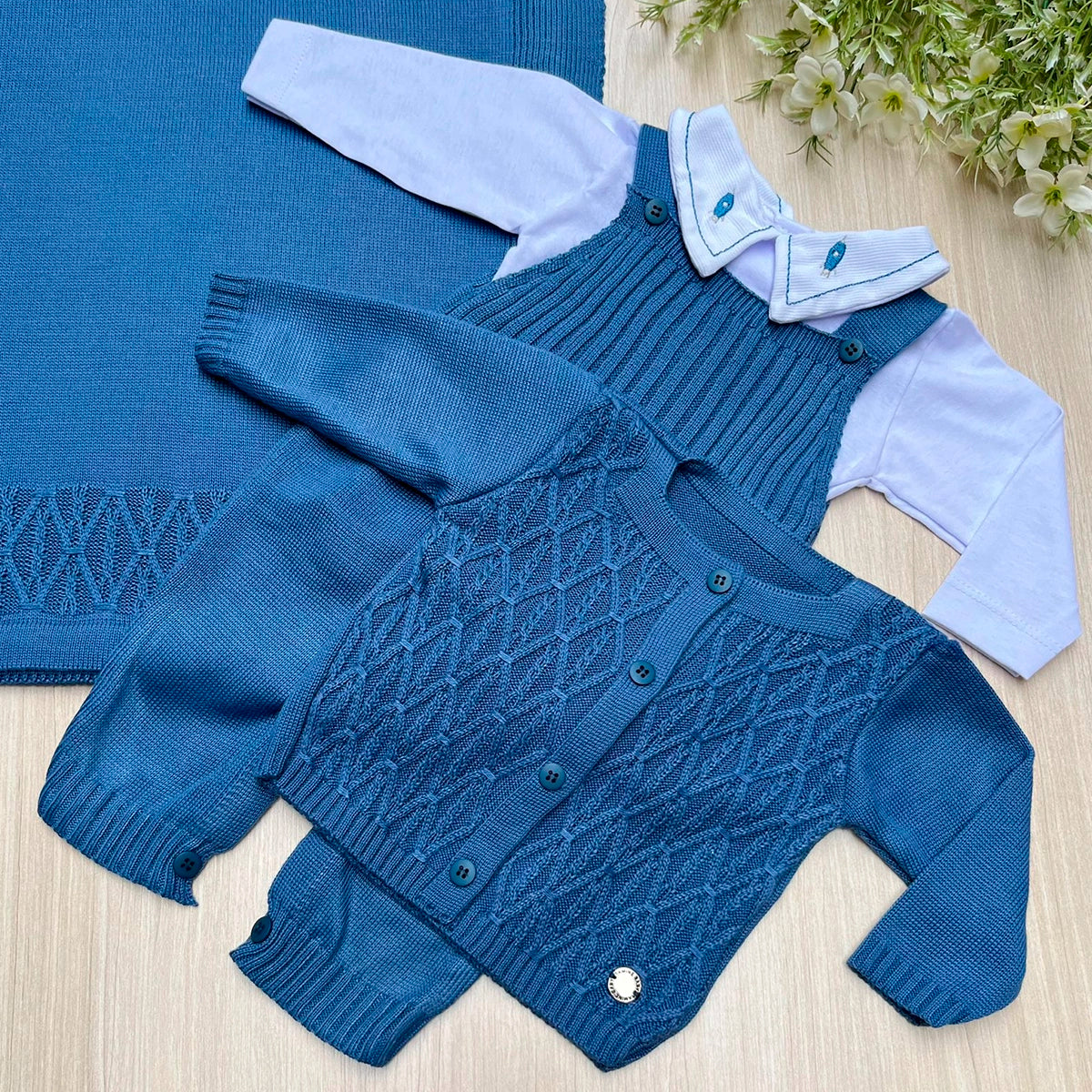 Saída Maternidade Tricot Luigi