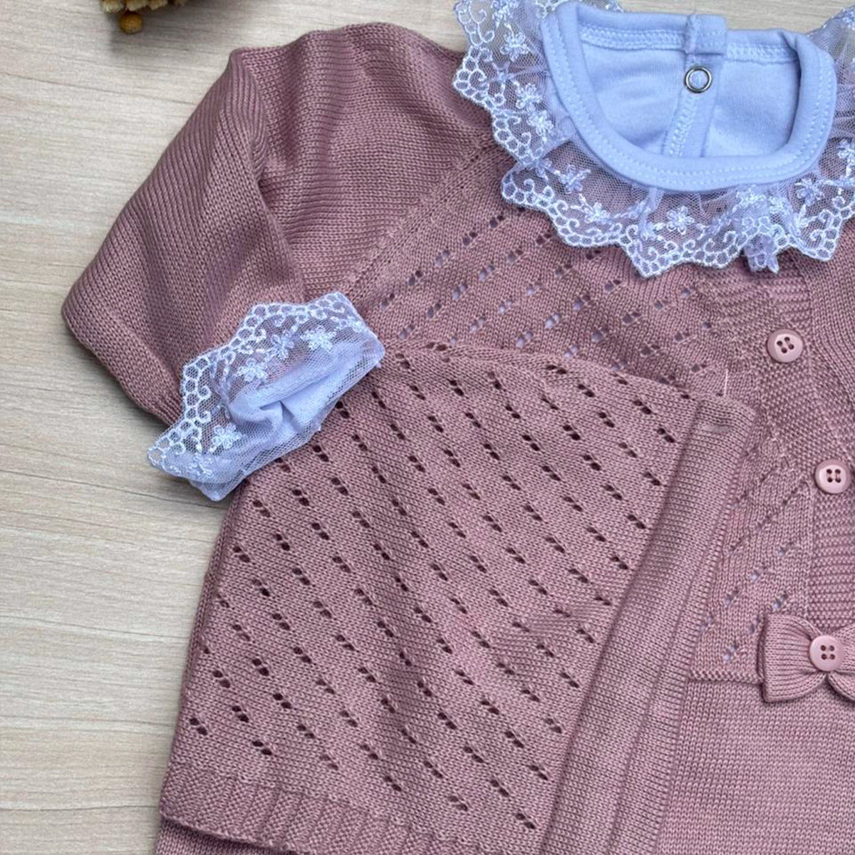Saída Maternidade Tricot Alice Maria