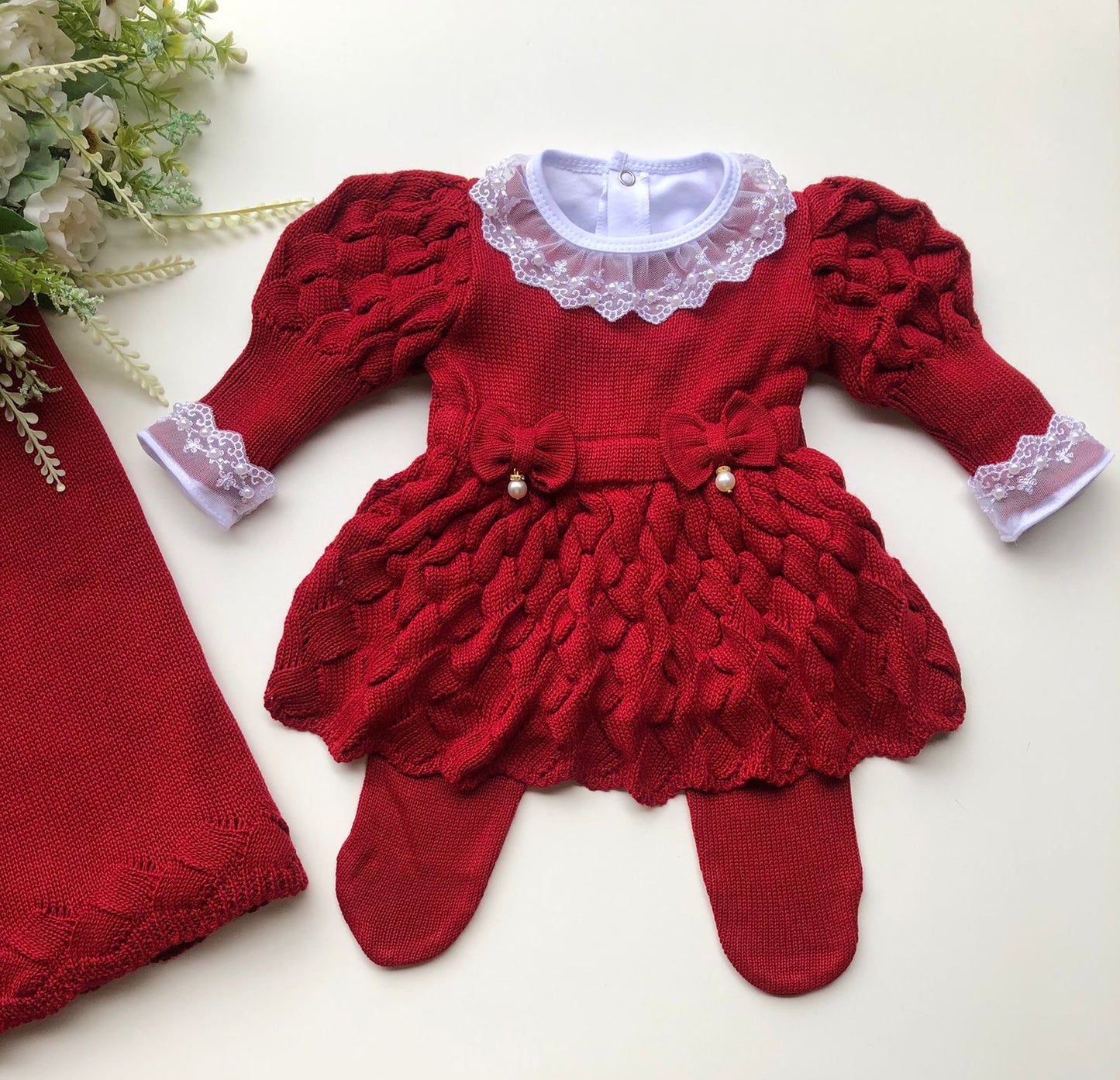 Saída Maternidade Tricot Bianca