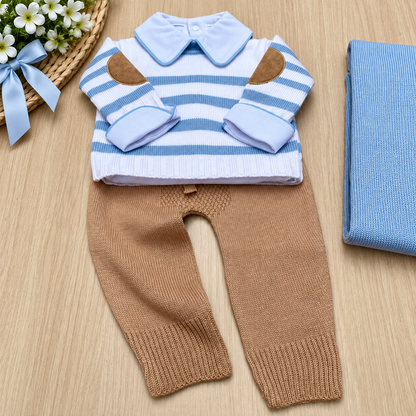 Saída Maternidade Tricot Ethan