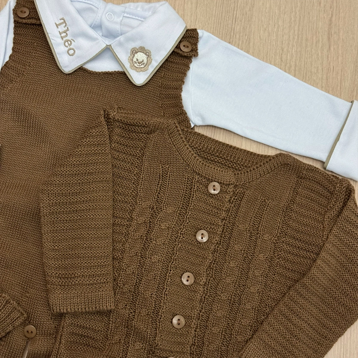Saída Maternidade Tricot Alex Personalizado
