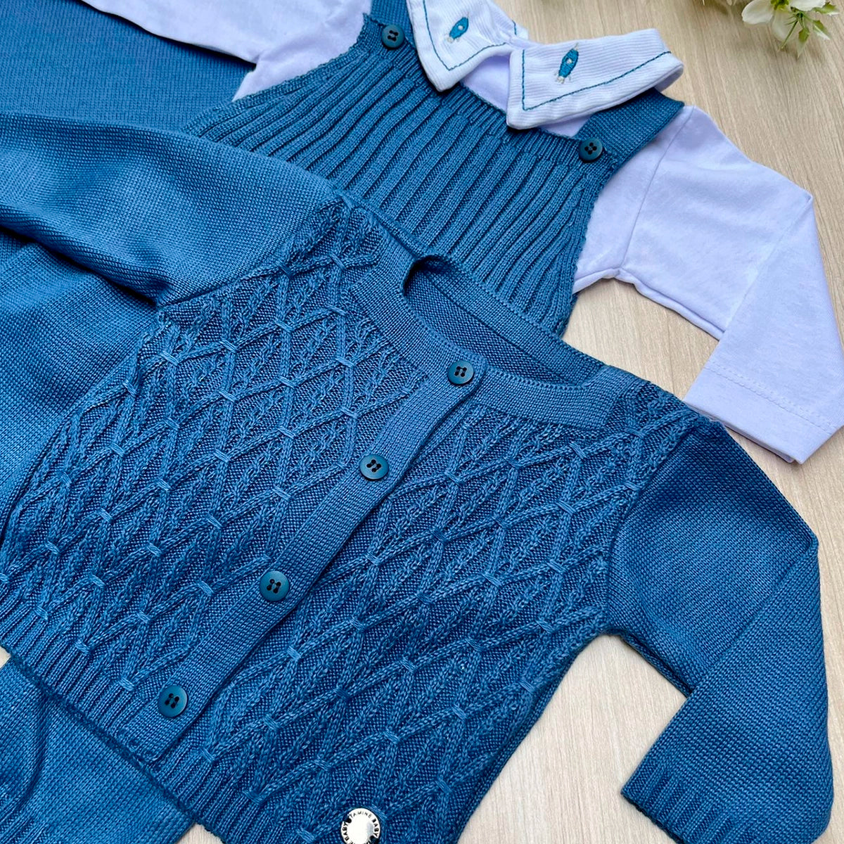 Saída Maternidade Tricot Luigi