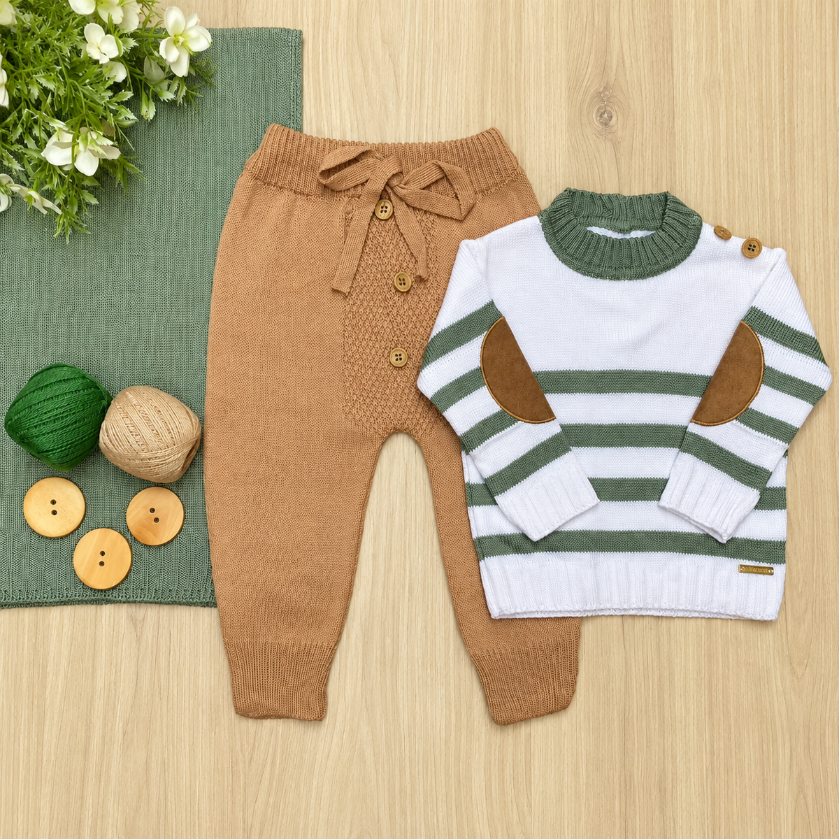 Saída Maternidade Tricot Ethan