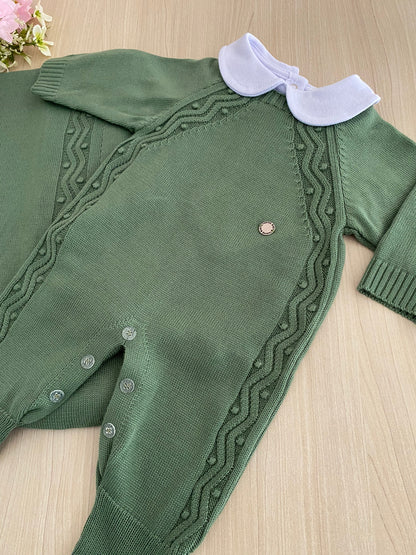 Saída Maternidade Tricot Bolotas