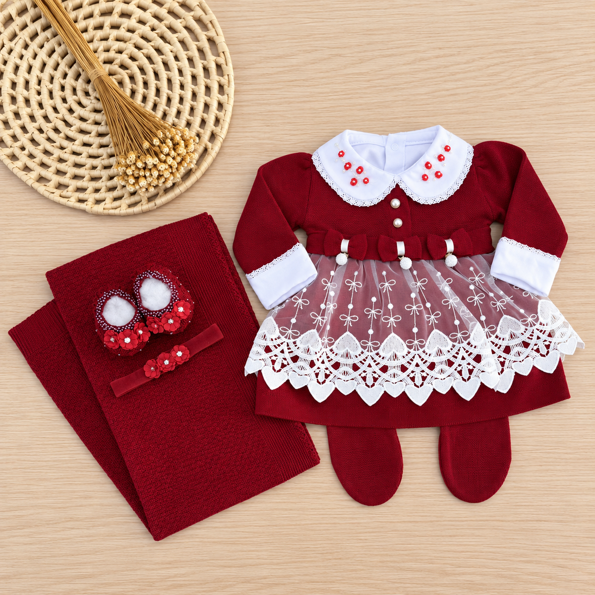 Saída Maternidade Tricot Patrícia