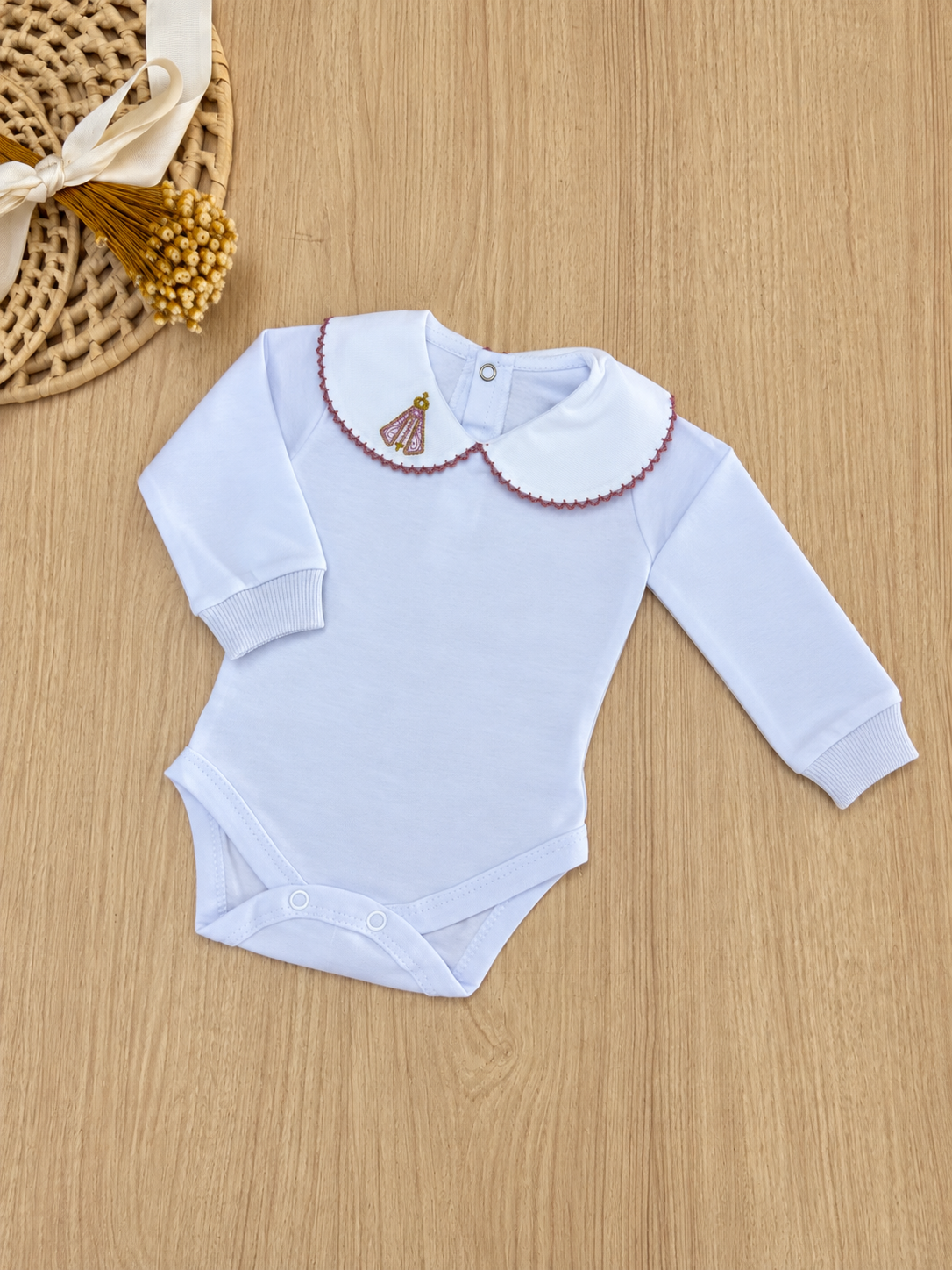 Body Bebê Nossa Senhora Batizado