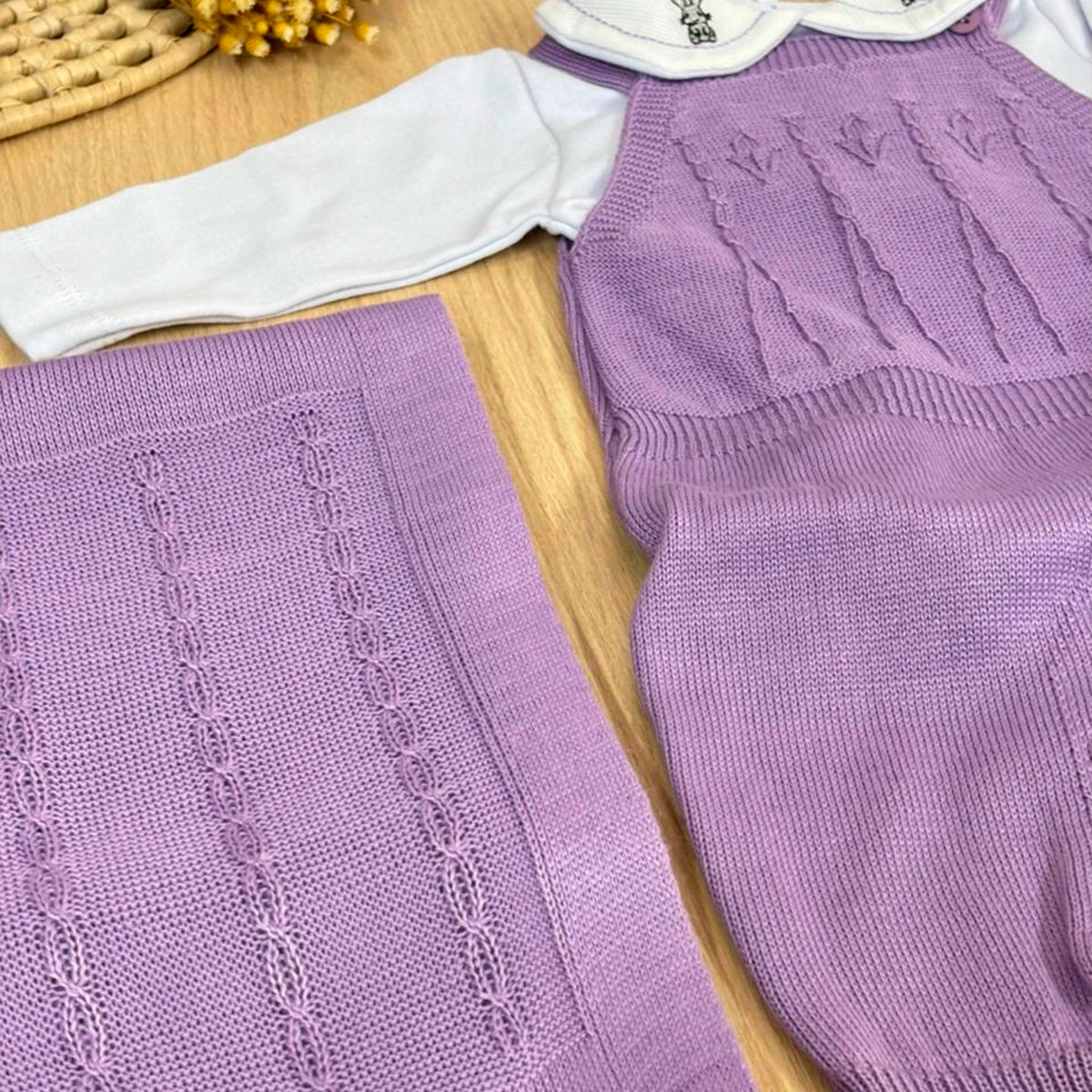 Saída Maternidade Tricot Izabella
