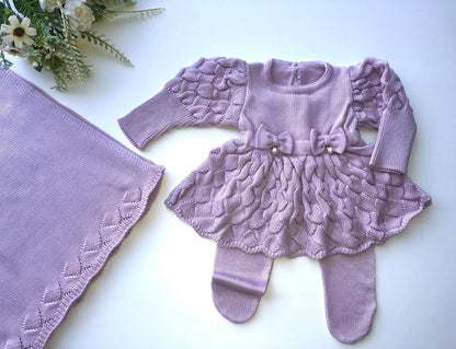Saída Maternidade Tricot Bianca