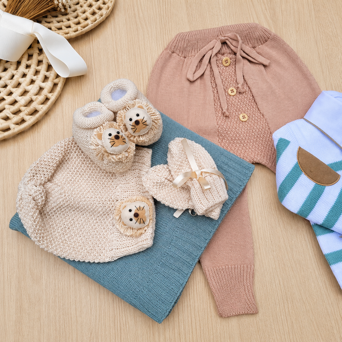 Saída Maternidade Tricot Ethan
