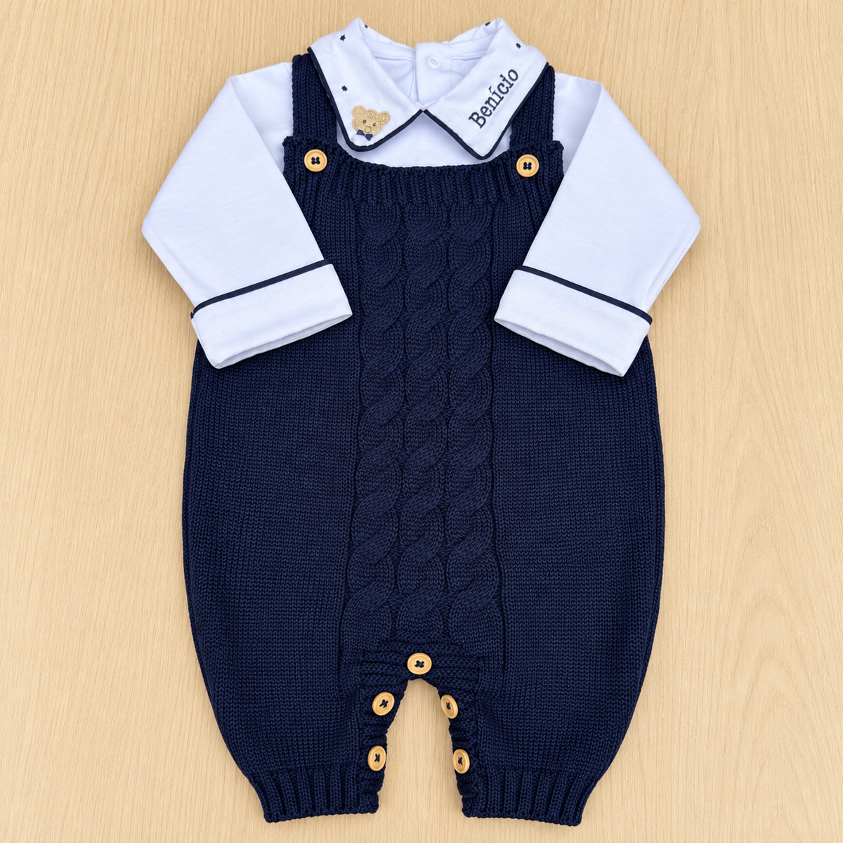 Saída Maternidade Tricot Theo Personalizado