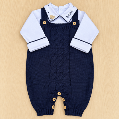 Saída Maternidade Tricot Theo Personalizado