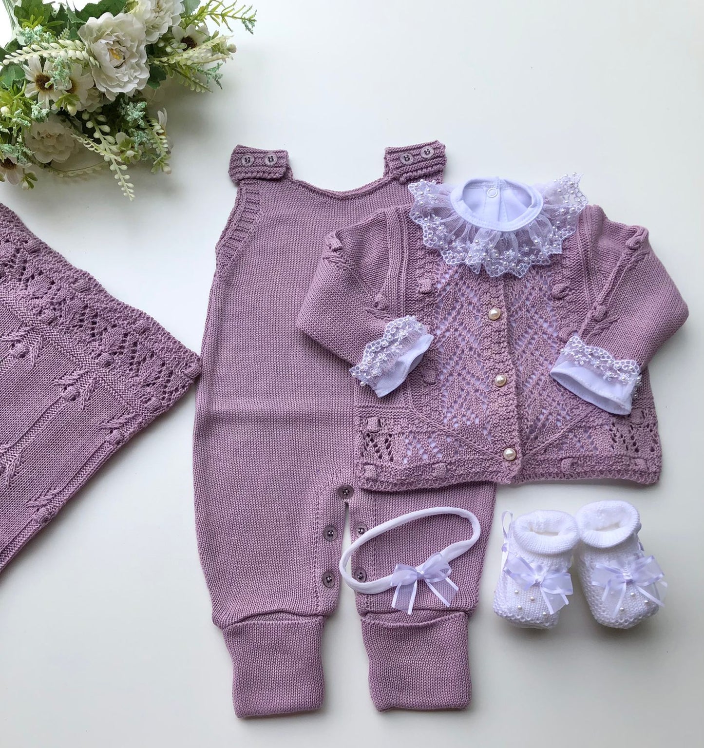 Saída Maternidade Tricot Bruna