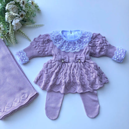 Saída Maternidade Tricot Bianca