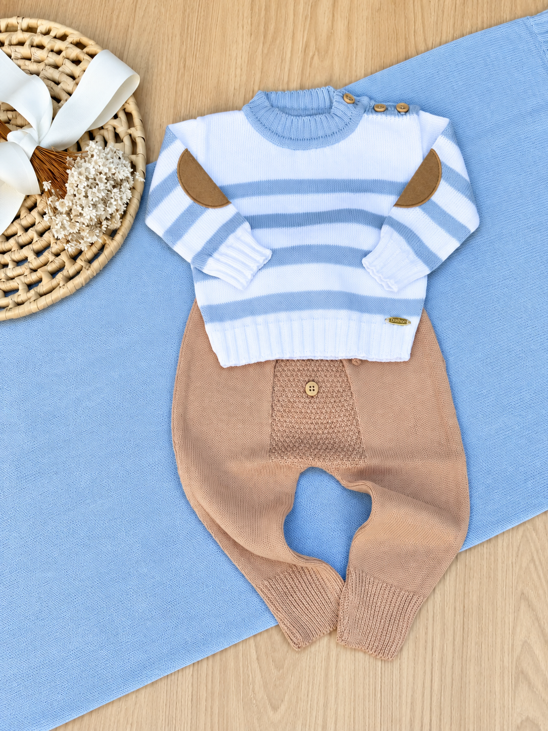 Saída Maternidade Tricot Ethan