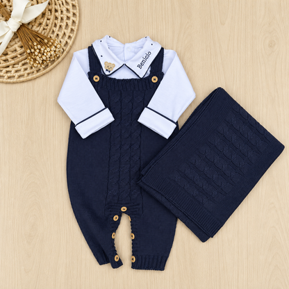 Saída Maternidade Tricot Theo Personalizado