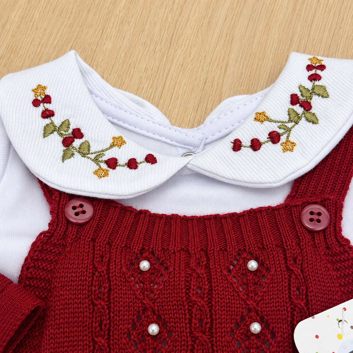 Macacão Bebê Tricot Maria Carolina